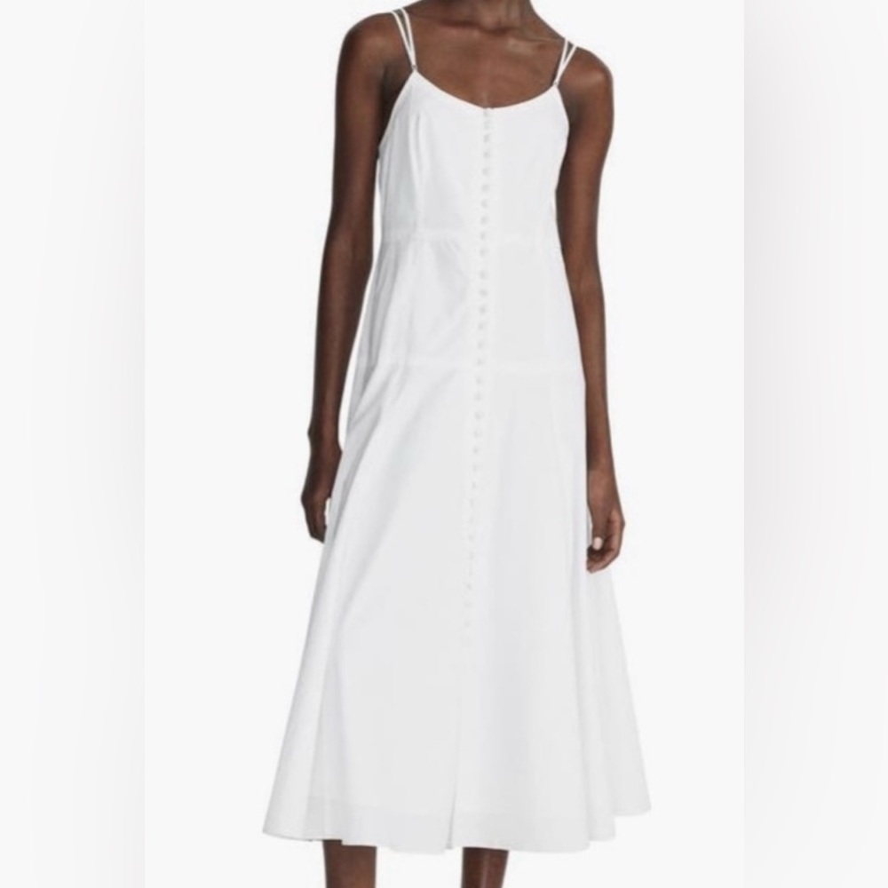 Rag & Bone White Midi Dress